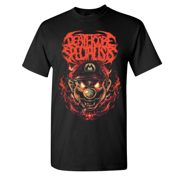 Deathcore Mario - -Heavy Cotton™ T-Shirt Thumbnail