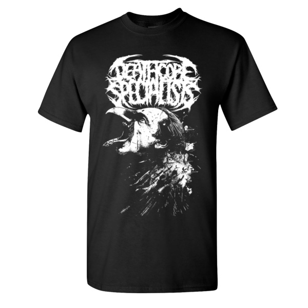 Edgar Allen Poe Raven - -Heavy Cotton™ T-Shirt Thumbnail