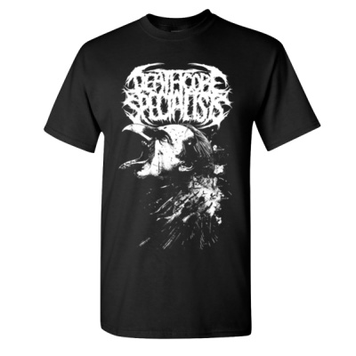 Edgar Allen Poe Raven - -Heavy Cotton™ T-Shirt Thumbnail