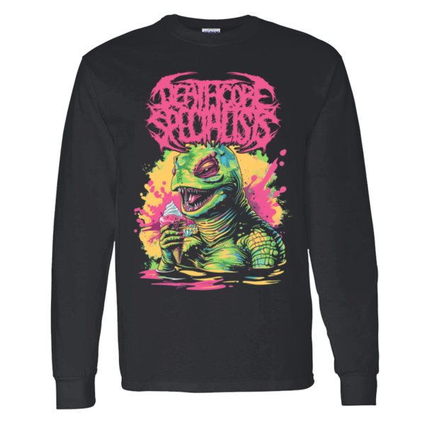Ice Cream Creature - -Heavy Cotton™ Long Sleeve T-Shirt Thumbnail
